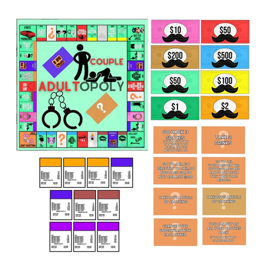 Adultopoly Couple Board Game